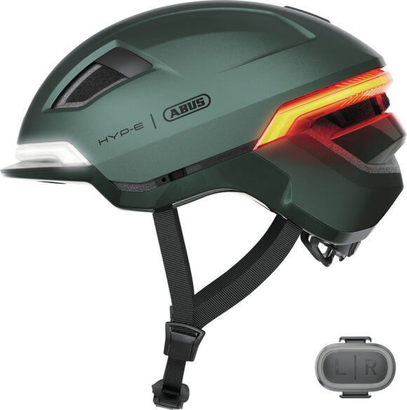 Abus HYP-E Smart Helm - Jungle Green S / 51-55cm