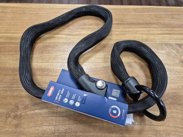 Abus Infinity Loop Kettenschloss 140cm schwarz