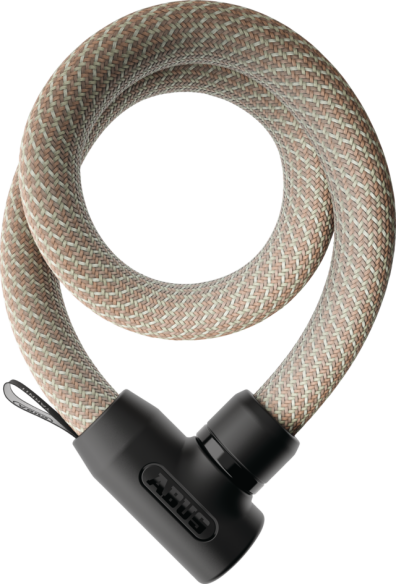 Abus Yarnit 4004K Seilschloß mit Kette 110 cm Sand Stone Beige