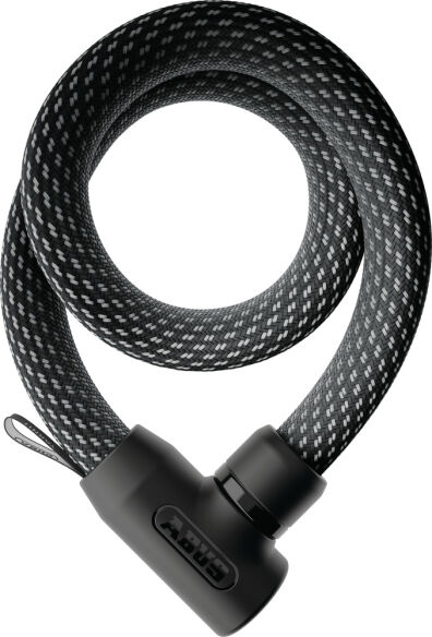 Abus Yarnit 4004K Seilschloß mit Kette 140 cm Schwarz