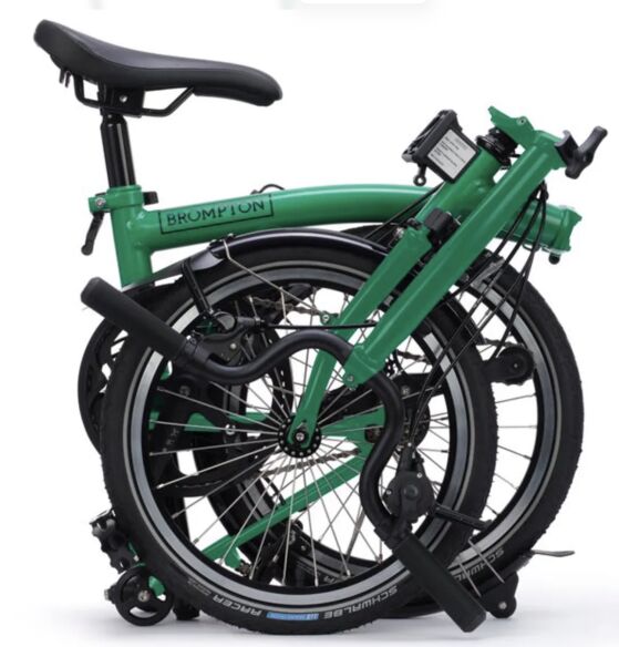 Brompton C Line 4-Gang Palm Green M-Lenker