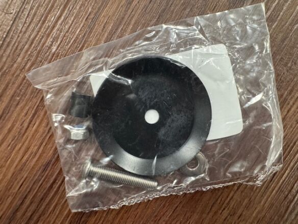 Brompton 2/3/6 Gang Cable fender disc SCHWARZ ohne Schutzblech