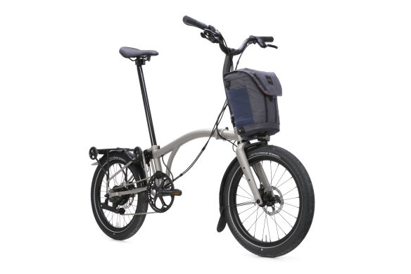 Brompton New Electric G Line City+ Traildust White
