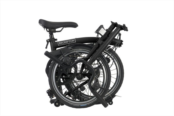 Brompton C Line 6 Gang Matt Black Schwarz Hoher Lenker