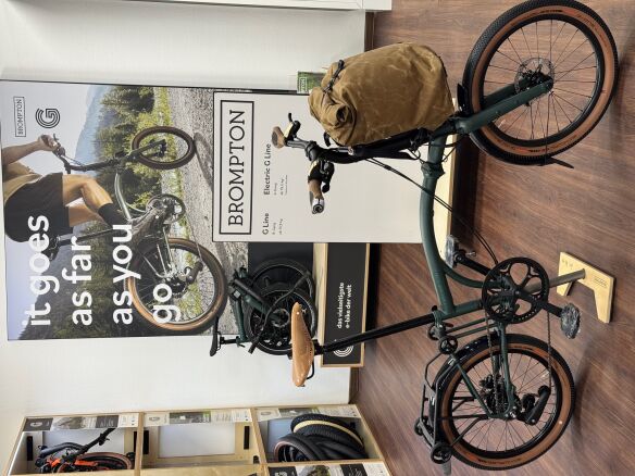 Brompton G Line Brooks Edition Forest Green