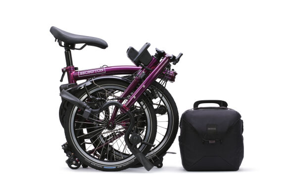 Brompton New Electric C Line (ab 13,8 kg) Amethyst Lacquer H-Lenker