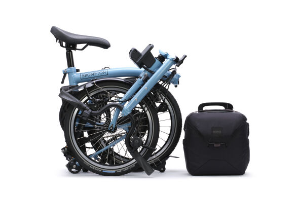 Brompton New Electric C Line (ab 13,8 kg) Cloud Metallic M-Lenker