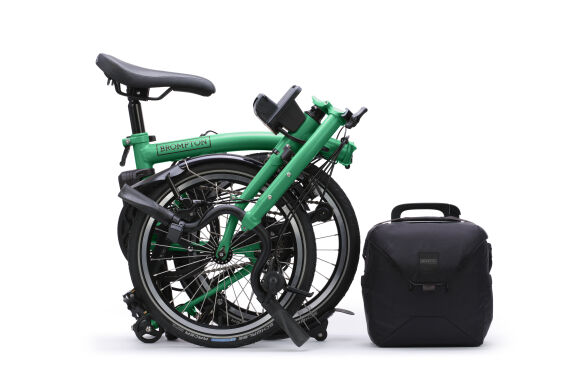 Brompton New Electric C Line (ab 13,8 kg) Palm Green M-Lenker