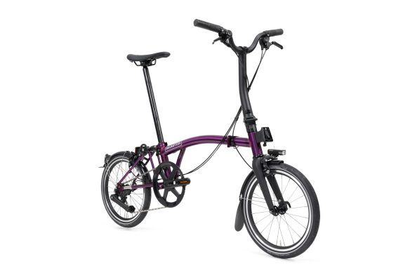 Brompton New P Line 12-Gang Amethyst Lacquer M-Lenker