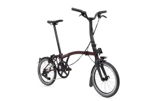 Brompton New P Line 4-Gang Red Plum Weinrot M-Lenker