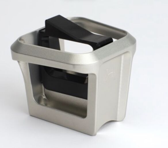 Brompton Original Trägerblock Aluminium Silber