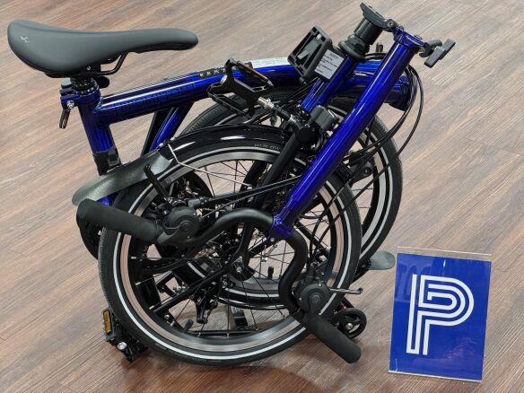 Brompton P Line 4-Gang Bolt Blue Lacquer H-Lenker