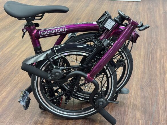 Brompton P Line 12-Gang Amethyst Lacquer Mittlerer Lenker