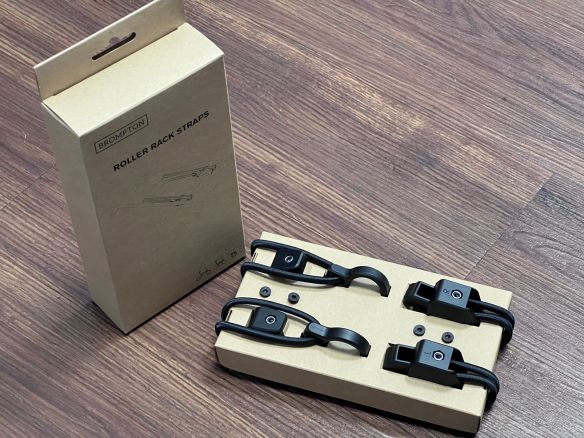 Brompton 4/12 Gang Advance Roller Rack Straps Gepäckträger Gummi