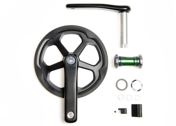 Brompton Superlight Carbon-Kurbelsatz 50T
