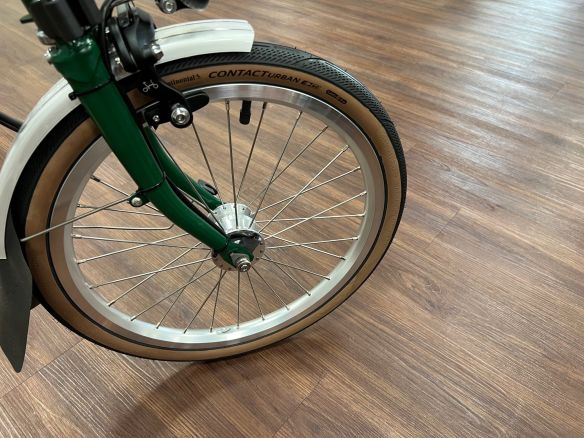 Continental Conti Contact Urban Dark Tan Braun Brompton 16 Zoll