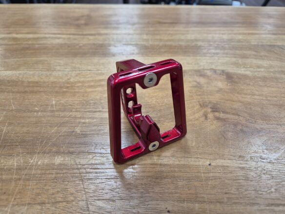 Brompton Front Trägerblock Skeleton rot Aluminium