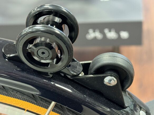 XXS 2/3/6 Gang Brompton Schutzblech Double Rolle Easywheel Aluminium