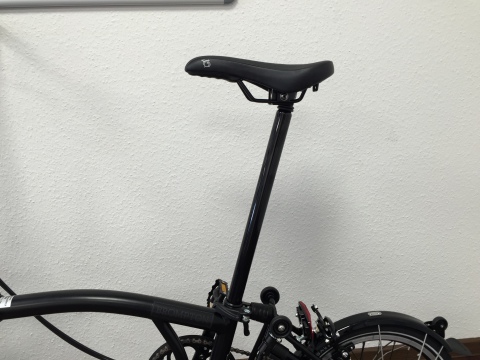 Brompton Original Standard Sattelstütze schwarz