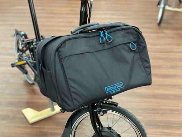 Brompton Electric Citybag Groß schwarz