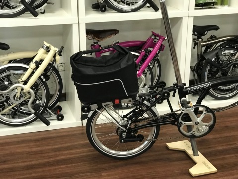 KLICKfix Rack Pack SCHWARZ wasserdicht passend für alle Brompton mit Gepäckträger