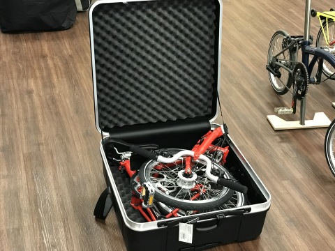 B&W Brompton Foldon Case Koffer Hartschale mit 2 Rollen 16 Zoll