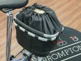 Einkaufskorb mit Uniklip für Brompton Gepäckträger C Line, P Line & G Line