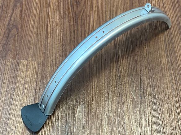 Brompton 2/3/6 Gang Schutzblech Hinten L-Version Silber (ohne Gepäckträger)