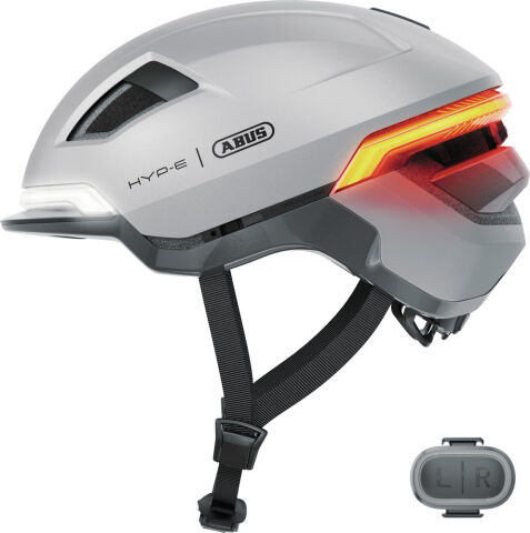 HYP-E Smart Helm - Gleam Silver L / 57-61cm