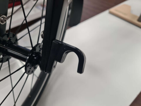 Brompton 4/12 Gang Achsbefestigung mit Fronthaken