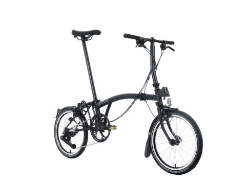 Brompton C Line 12-Gang Matt Black Tiefer Lenker