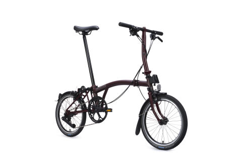 Brompton C Line 12-Gang Red Plum S-Lenker