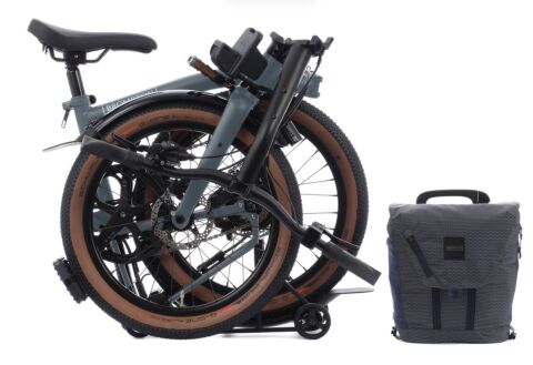 Brompton Electric G Line Lake Grey M-Lenker