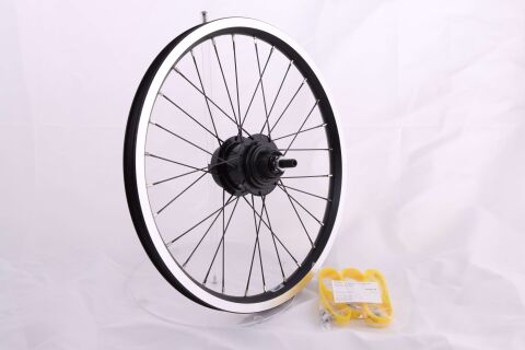 Brompton Hinterrad 12 Gang mit AV Ventil für (Electric) C / *P Line