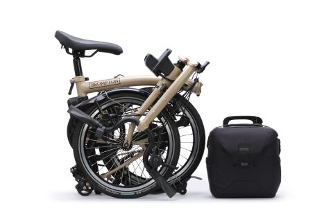 Brompton New Electric C Line (ab 13,8 kg) Dune Sand M-Lenker