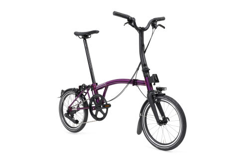 Brompton New P Line 12-Gang Amethyst Lacquer M-Lenker