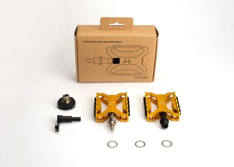Brompton Superlight Pedalen-Set Gold