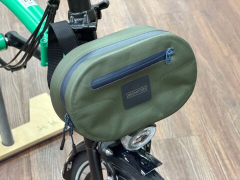Brompton Zip Case Small Olive Grün wasserdicht 1,5 Liter
