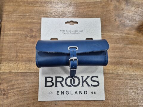 Brooks Challenge Toolbag Leder Satteltasche Teal Blau Sonderfarbe