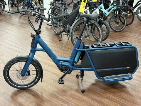 QiO Long CLAx mit Federgabel Petrol Blue - Matt Finish