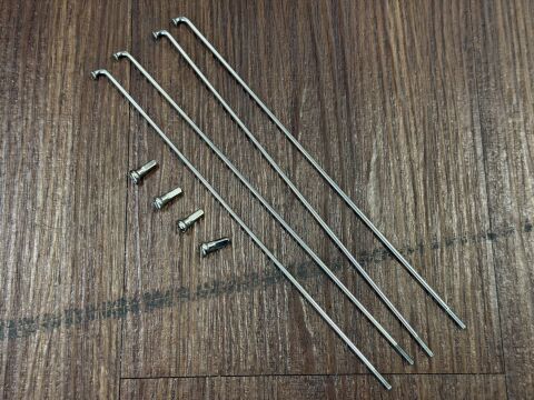 XXS QiO Speichen Set 4 Stk mit Nippel für QiO Kompakträder