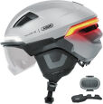 Abus HYP-E BL.ACE Smart Helm - Gleam Silver L / 57-61cm