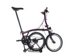 Brompton C Line 12-Gang Amethyst Lacquer Tiefer Lenker