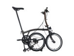 Brompton C Line 12-Gang Black Lacquer Tiefer Lenker