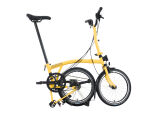 Brompton C Line 12-Gang Bumblebee Yellow Mittlerer Lenker