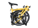 Brompton C Line 12-Gang Bumblebee Yellow Mittlerer Lenker