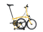 Brompton C Line 12-Gang Bumblebee Yellow Tiefer Lenker
