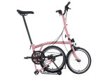 Brompton C Line 12-Gang Flamingo Pink Hoher Lenker