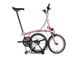 Brompton C Line 12-Gang Flamingo Pink Mittlerer Lenker