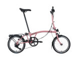 Brompton C Line 12-Gang Flamingo Pink Mittlerer Lenker